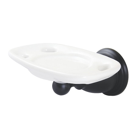 Kingston Brass Toothbrush and Tumbler Holder, Matte Black BA1756MB